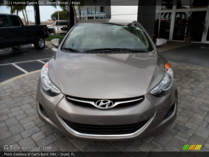 Desert Bronze / Beige 2011 Hyundai Elantra GLS