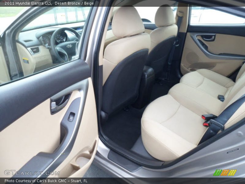 Desert Bronze / Beige 2011 Hyundai Elantra GLS