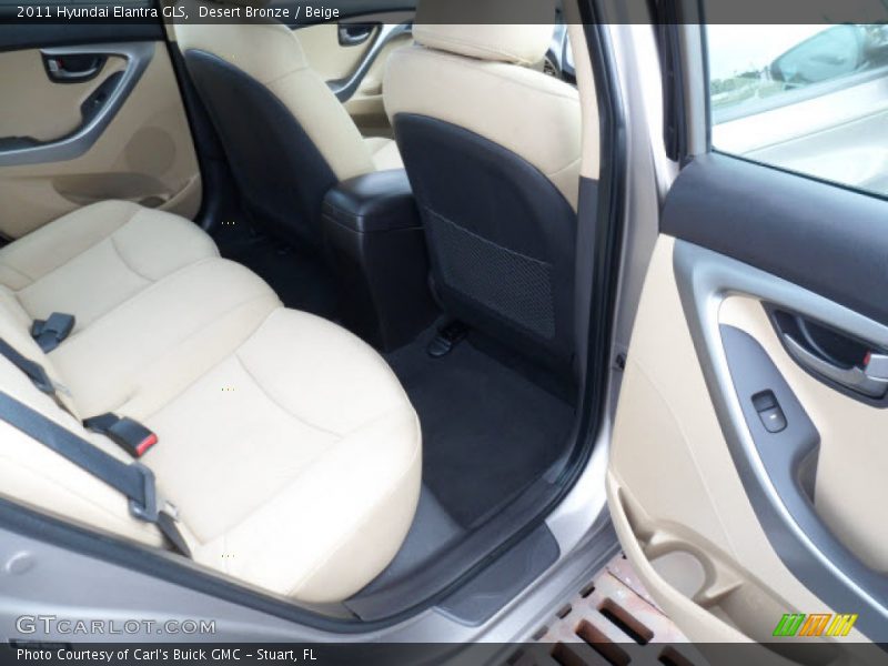 Desert Bronze / Beige 2011 Hyundai Elantra GLS