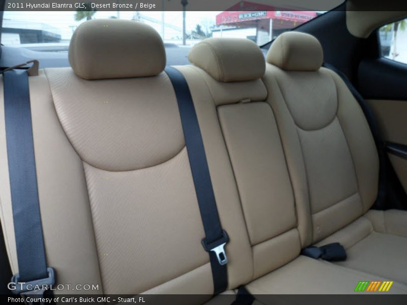 Desert Bronze / Beige 2011 Hyundai Elantra GLS