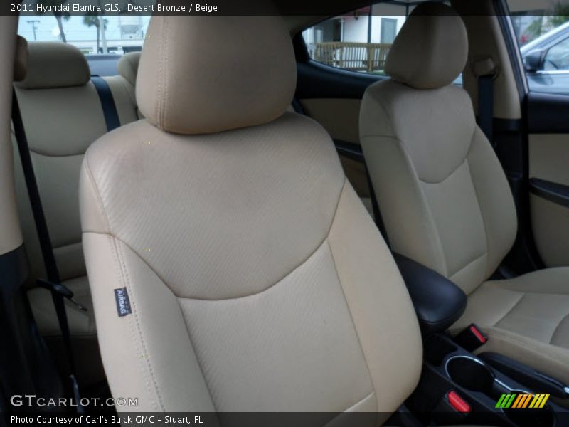Desert Bronze / Beige 2011 Hyundai Elantra GLS
