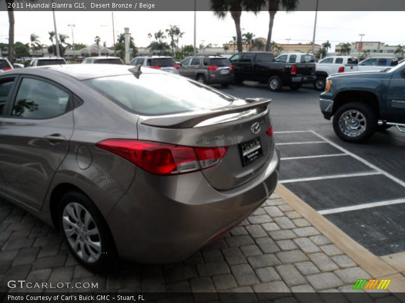 Desert Bronze / Beige 2011 Hyundai Elantra GLS