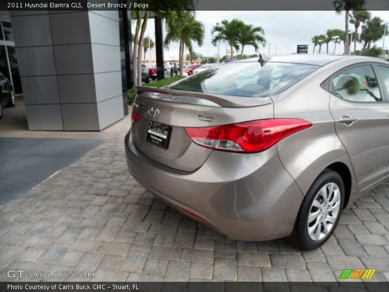 Desert Bronze / Beige 2011 Hyundai Elantra GLS