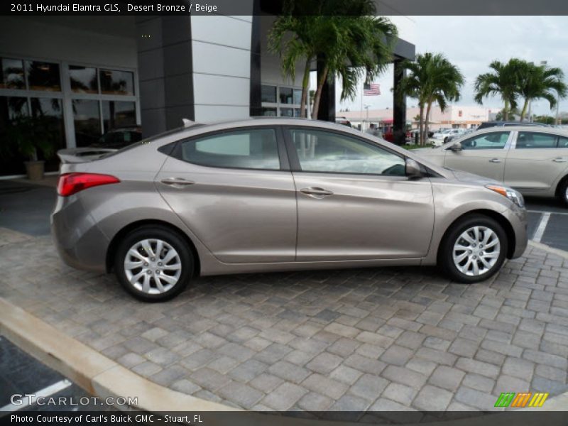 Desert Bronze / Beige 2011 Hyundai Elantra GLS