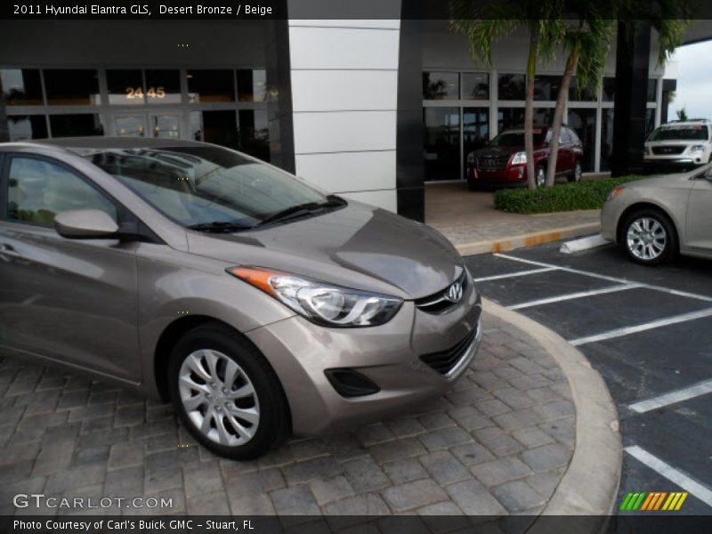 Desert Bronze / Beige 2011 Hyundai Elantra GLS