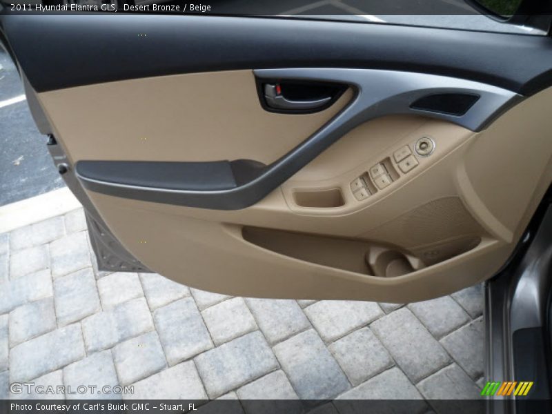 Desert Bronze / Beige 2011 Hyundai Elantra GLS