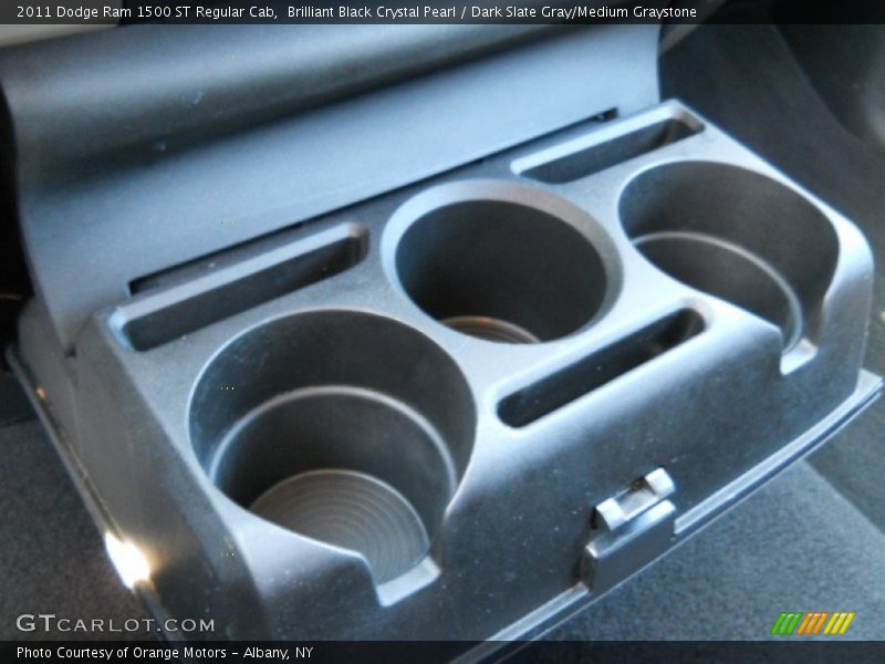 Brilliant Black Crystal Pearl / Dark Slate Gray/Medium Graystone 2011 Dodge Ram 1500 ST Regular Cab