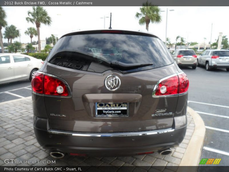 Cocoa Metallic / Cashmere 2012 Buick Enclave FWD