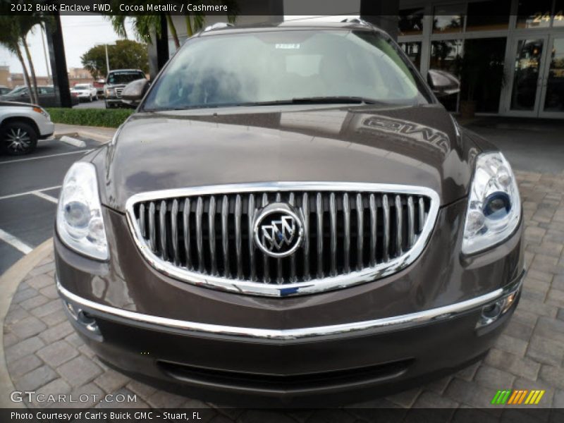 Cocoa Metallic / Cashmere 2012 Buick Enclave FWD