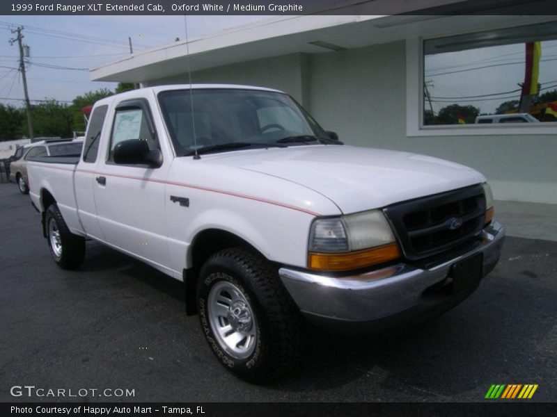 Oxford White / Medium Graphite 1999 Ford Ranger XLT Extended Cab