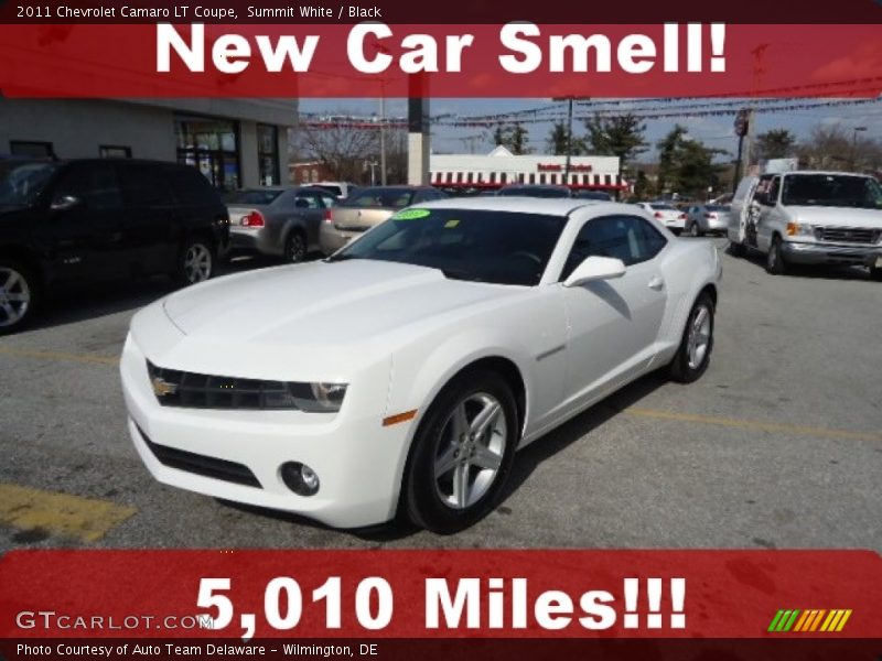 Summit White / Black 2011 Chevrolet Camaro LT Coupe