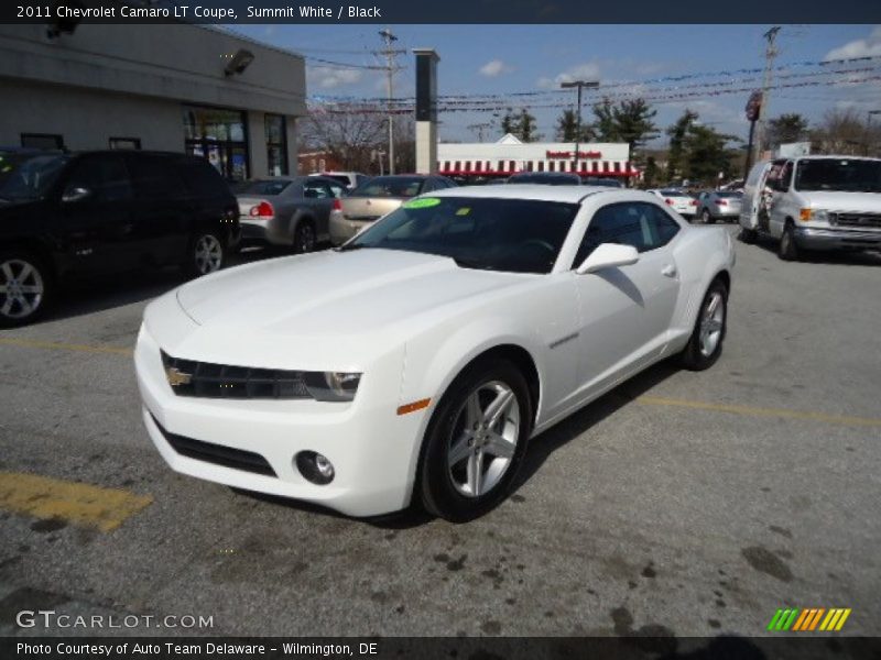 Summit White / Black 2011 Chevrolet Camaro LT Coupe