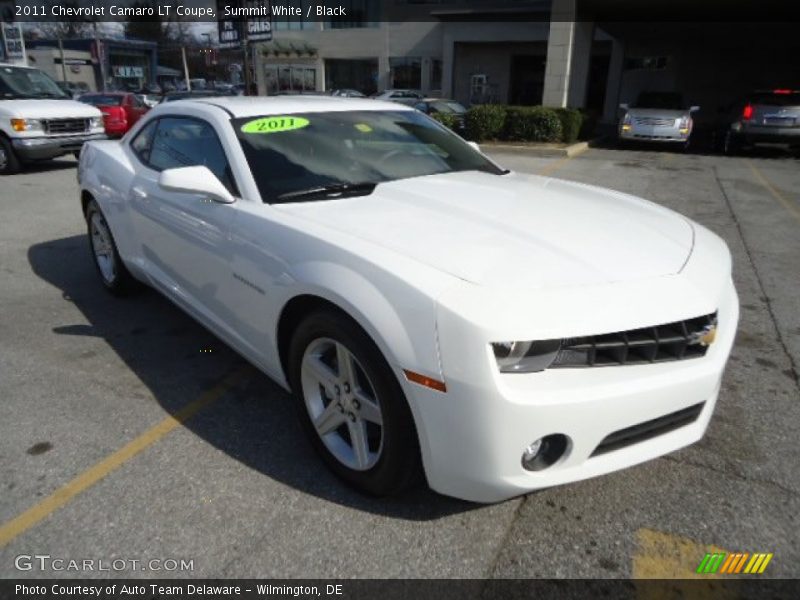 Summit White / Black 2011 Chevrolet Camaro LT Coupe