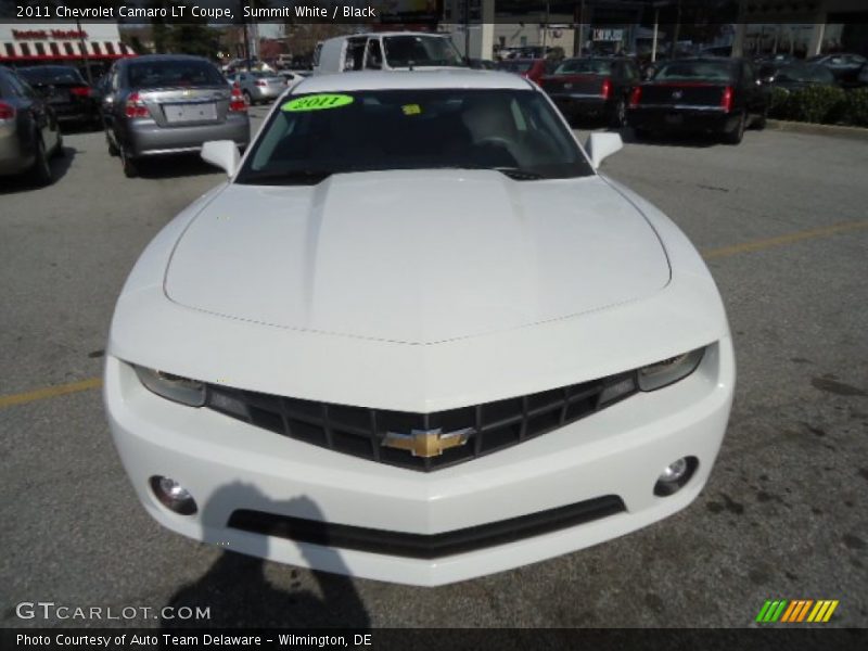 Summit White / Black 2011 Chevrolet Camaro LT Coupe