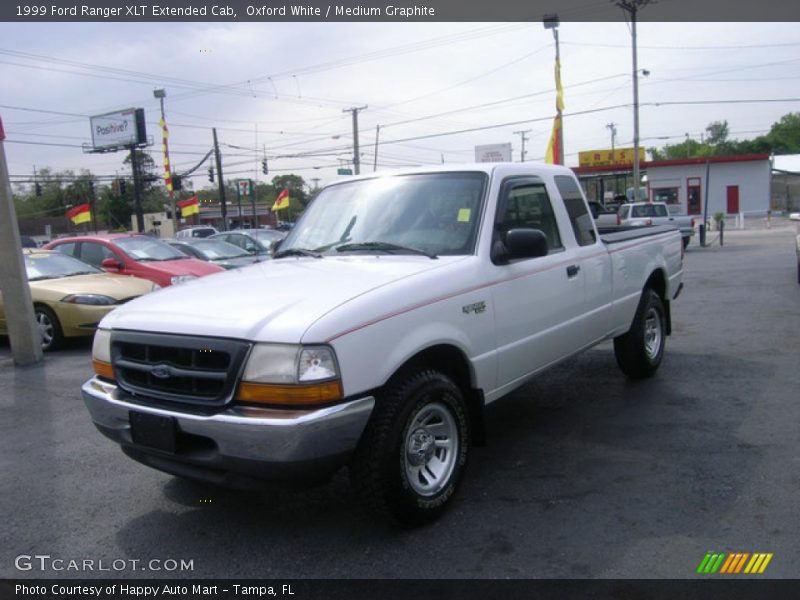 Oxford White / Medium Graphite 1999 Ford Ranger XLT Extended Cab
