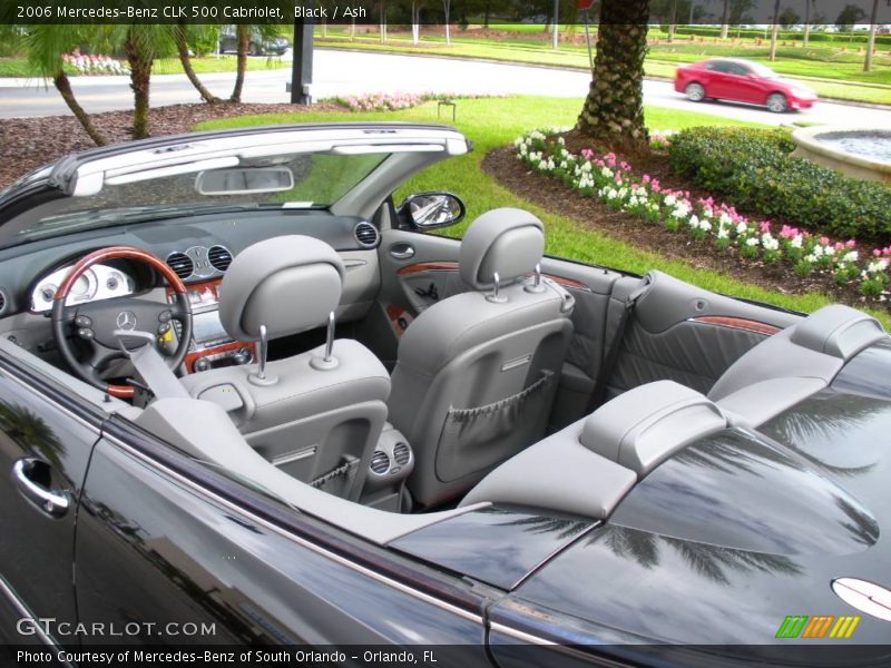 Black / Ash 2006 Mercedes-Benz CLK 500 Cabriolet