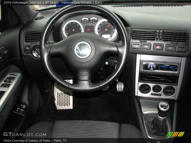 Platinum Grey Metallic / Black 2004 Volkswagen Jetta GLS 1.8T Sedan