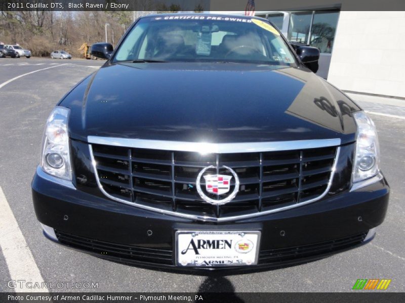 Black Raven / Ebony 2011 Cadillac DTS