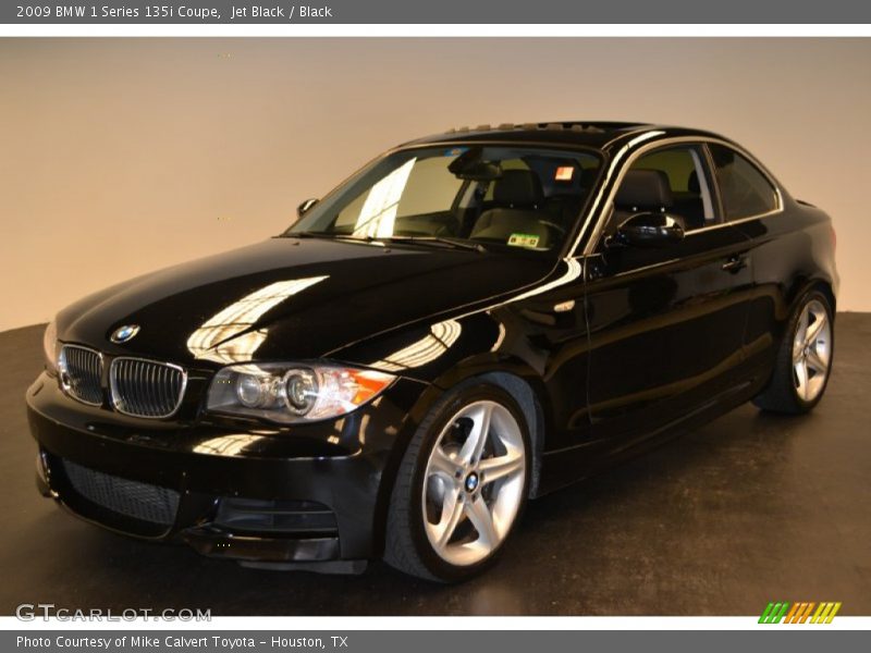 Jet Black / Black 2009 BMW 1 Series 135i Coupe