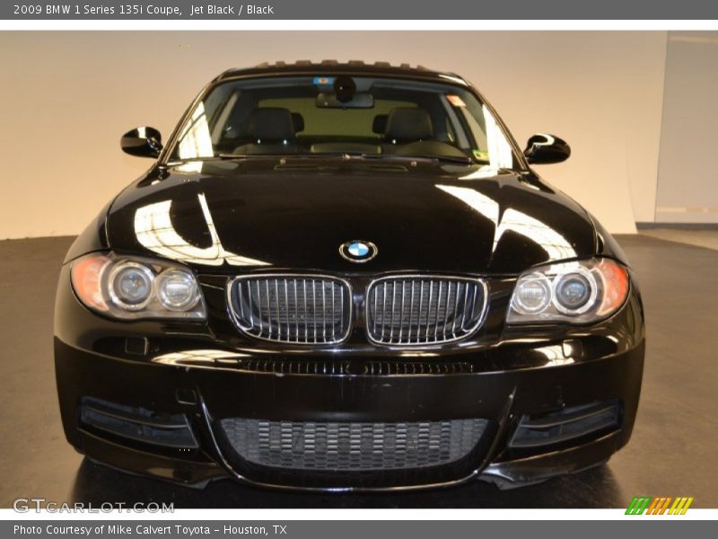 Jet Black / Black 2009 BMW 1 Series 135i Coupe