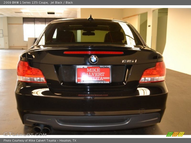 Jet Black / Black 2009 BMW 1 Series 135i Coupe