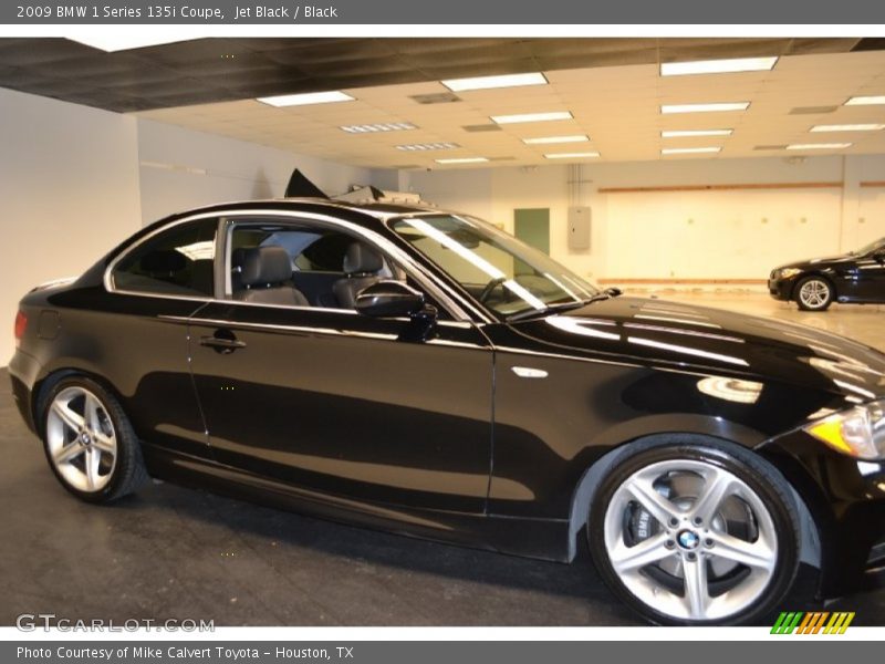 Jet Black / Black 2009 BMW 1 Series 135i Coupe