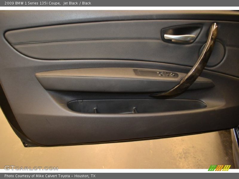 Jet Black / Black 2009 BMW 1 Series 135i Coupe