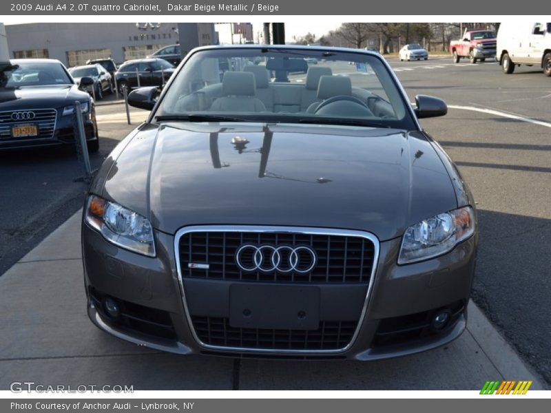 Dakar Beige Metallic / Beige 2009 Audi A4 2.0T quattro Cabriolet