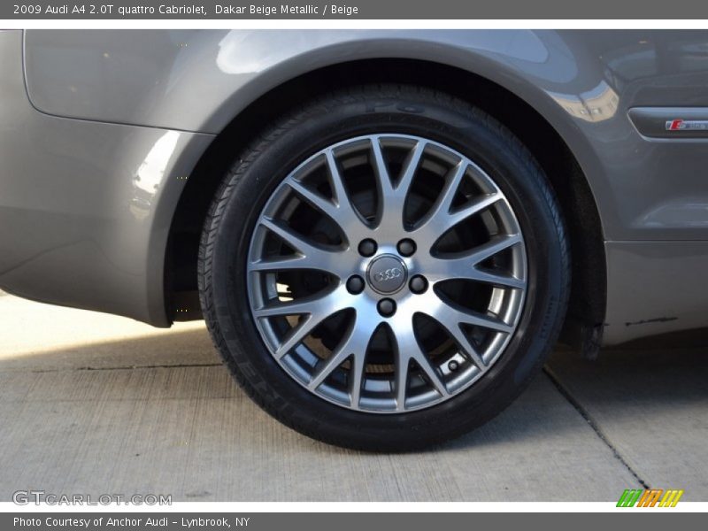 Dakar Beige Metallic / Beige 2009 Audi A4 2.0T quattro Cabriolet
