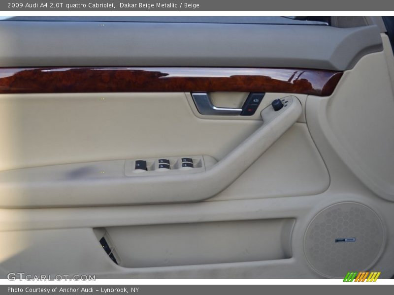 Dakar Beige Metallic / Beige 2009 Audi A4 2.0T quattro Cabriolet