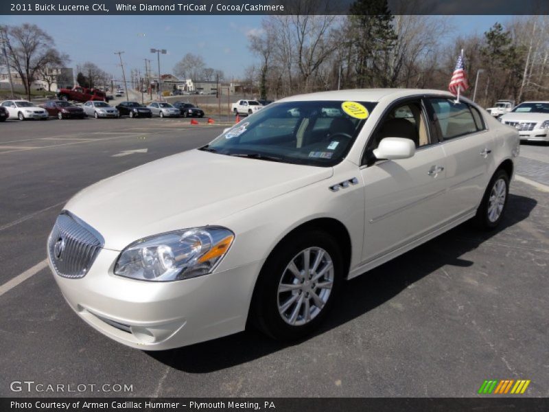 White Diamond TriCoat / Cocoa/Cashmere 2011 Buick Lucerne CXL