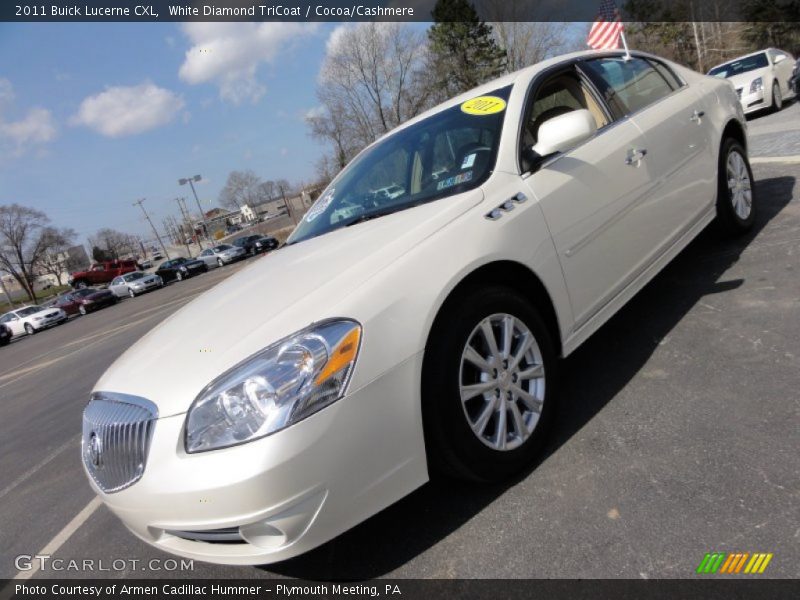 White Diamond TriCoat / Cocoa/Cashmere 2011 Buick Lucerne CXL