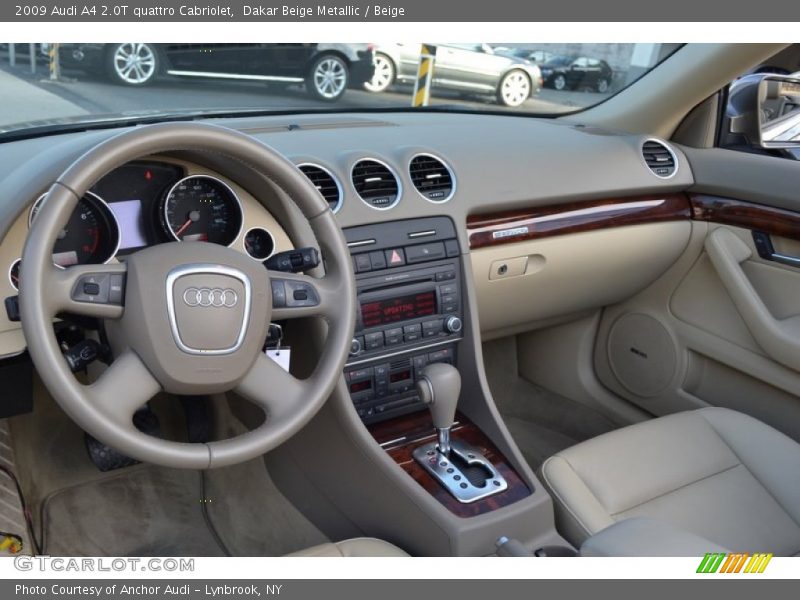 Dakar Beige Metallic / Beige 2009 Audi A4 2.0T quattro Cabriolet