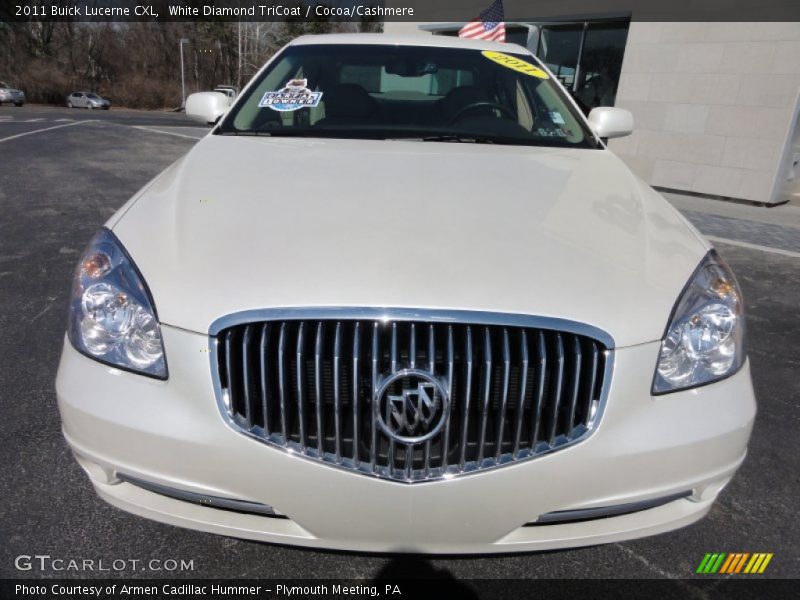White Diamond TriCoat / Cocoa/Cashmere 2011 Buick Lucerne CXL