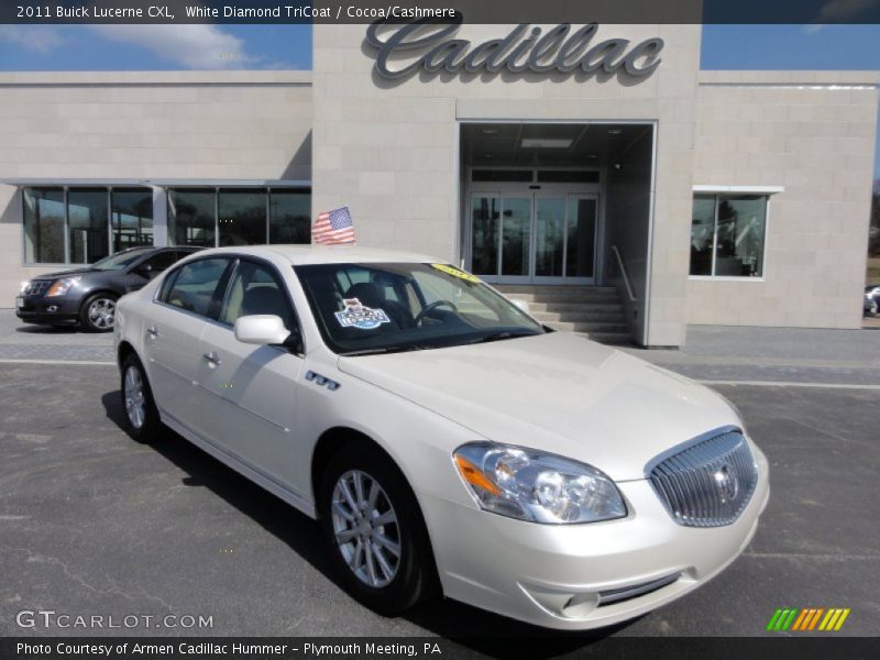 White Diamond TriCoat / Cocoa/Cashmere 2011 Buick Lucerne CXL