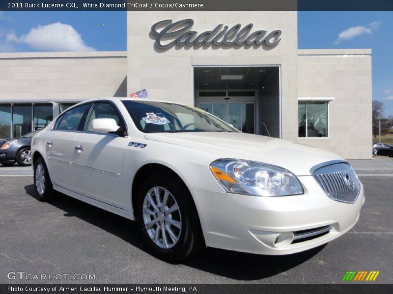White Diamond TriCoat / Cocoa/Cashmere 2011 Buick Lucerne CXL