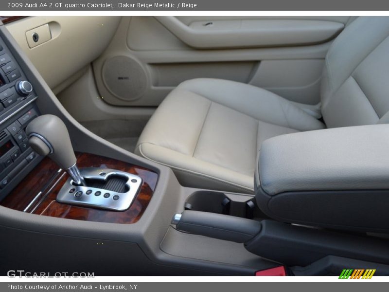 Dakar Beige Metallic / Beige 2009 Audi A4 2.0T quattro Cabriolet
