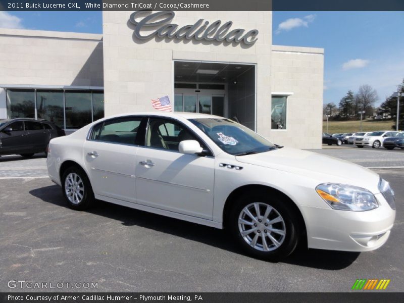White Diamond TriCoat / Cocoa/Cashmere 2011 Buick Lucerne CXL