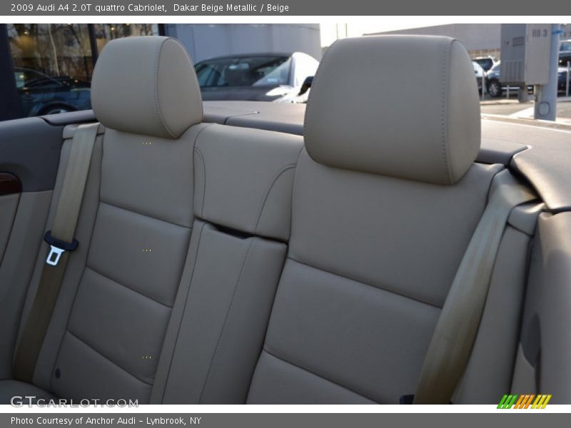 Dakar Beige Metallic / Beige 2009 Audi A4 2.0T quattro Cabriolet