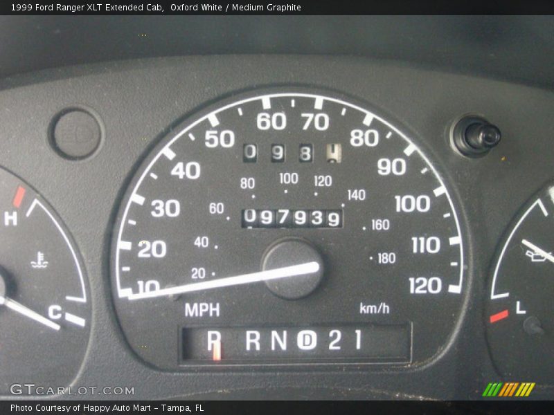 Oxford White / Medium Graphite 1999 Ford Ranger XLT Extended Cab