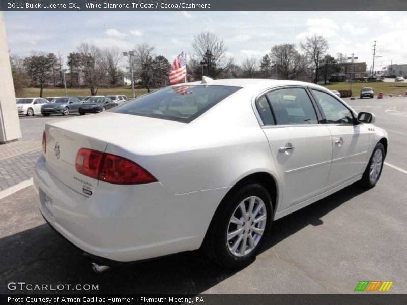 White Diamond TriCoat / Cocoa/Cashmere 2011 Buick Lucerne CXL