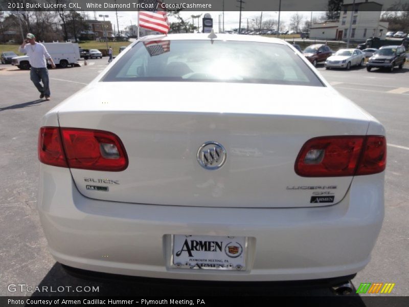 White Diamond TriCoat / Cocoa/Cashmere 2011 Buick Lucerne CXL