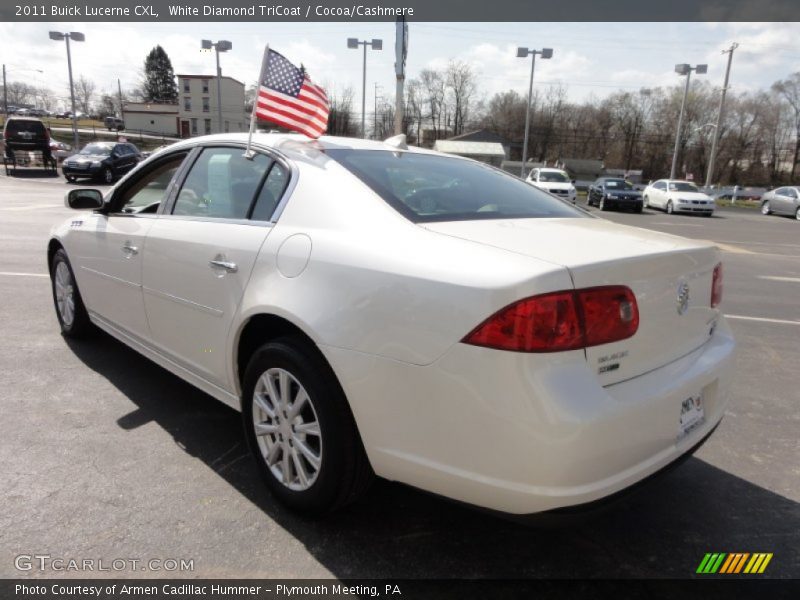 White Diamond TriCoat / Cocoa/Cashmere 2011 Buick Lucerne CXL