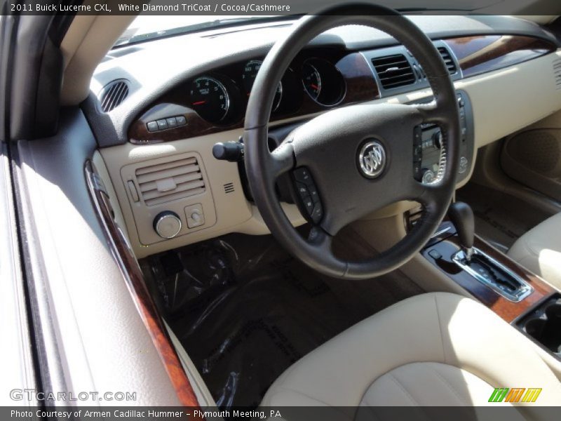 White Diamond TriCoat / Cocoa/Cashmere 2011 Buick Lucerne CXL