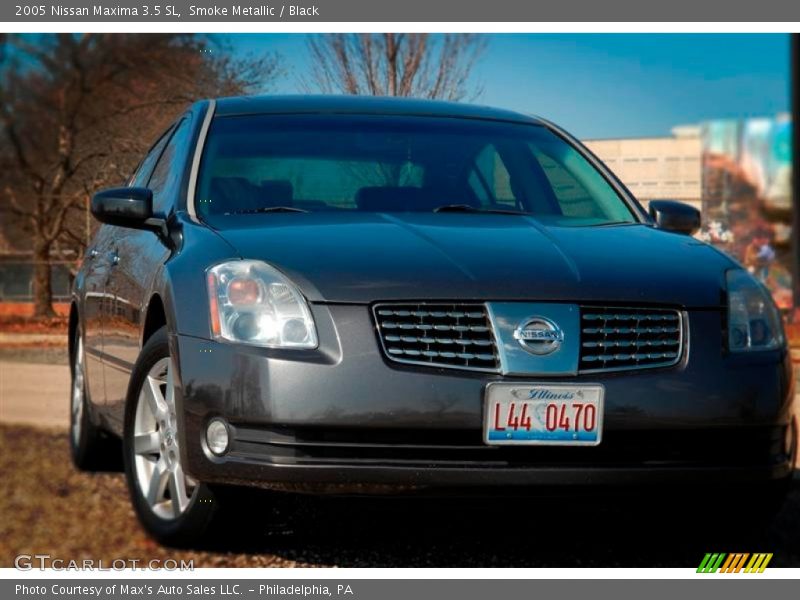 Smoke Metallic / Black 2005 Nissan Maxima 3.5 SL