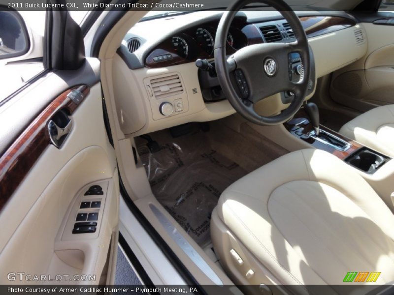 White Diamond TriCoat / Cocoa/Cashmere 2011 Buick Lucerne CXL