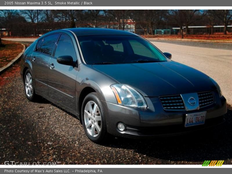 Smoke Metallic / Black 2005 Nissan Maxima 3.5 SL