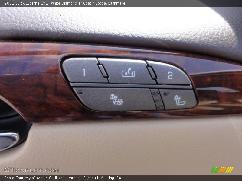 White Diamond TriCoat / Cocoa/Cashmere 2011 Buick Lucerne CXL
