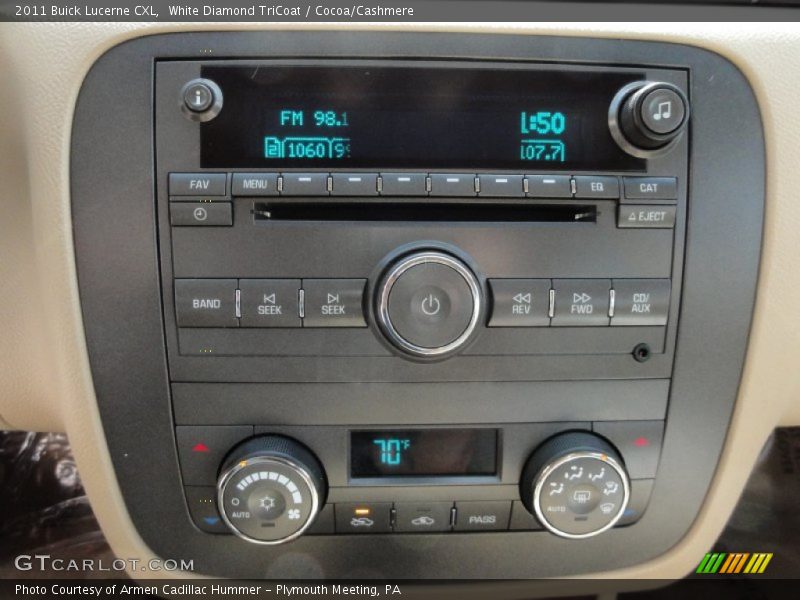 White Diamond TriCoat / Cocoa/Cashmere 2011 Buick Lucerne CXL