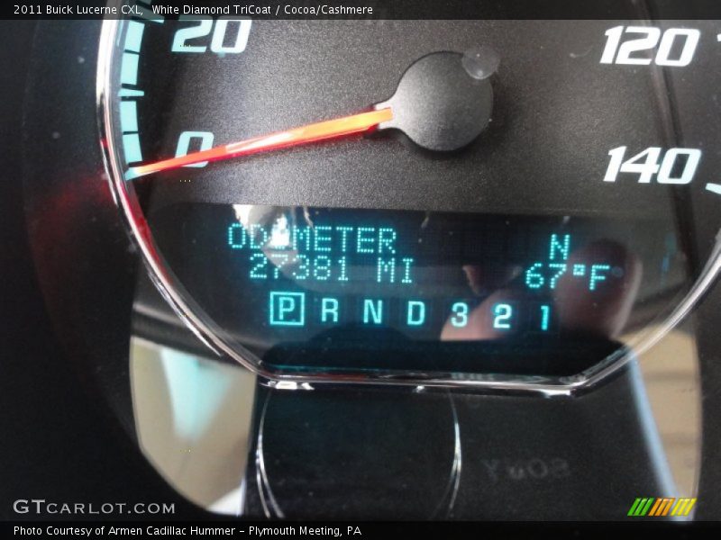 White Diamond TriCoat / Cocoa/Cashmere 2011 Buick Lucerne CXL